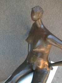Female, black, seated, piece no. 1